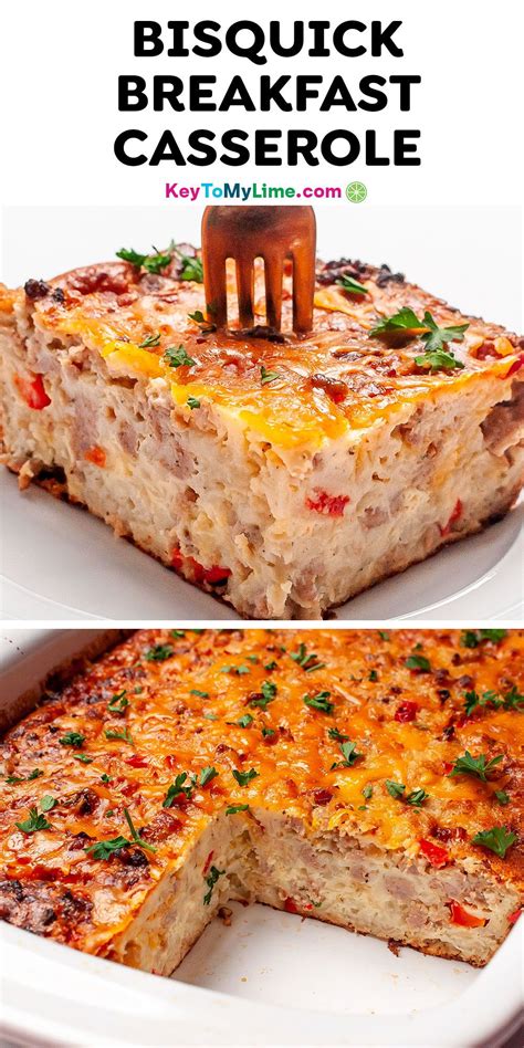 Easy Bisquick Breakfast Casserole With Hash Browns And Sausage Key To