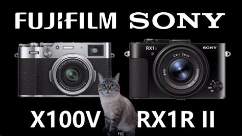 FUJIFILM X100V vs Sony Cyber-shot DSC-RX1R II 