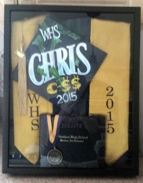 Large Shadow Box I Got At Hobby Lobby To Hold Chris Capgown Sash