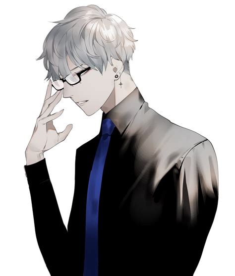 352 Images About Anime Boy With Glasses On We Heart It See More About