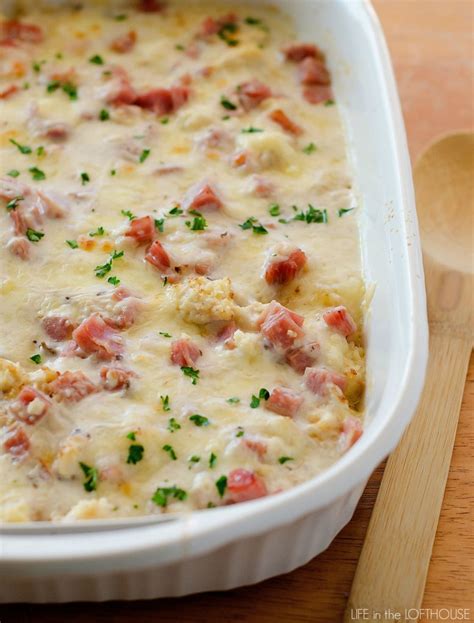 Looking for more easy casserole recipes? Chicken Cordon Bleu Casserole - Life In The Lofthouse