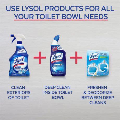 Lysol No Mess Automatic Toilet Bowl Cleaner Crystal Waters Count Nature Fresh