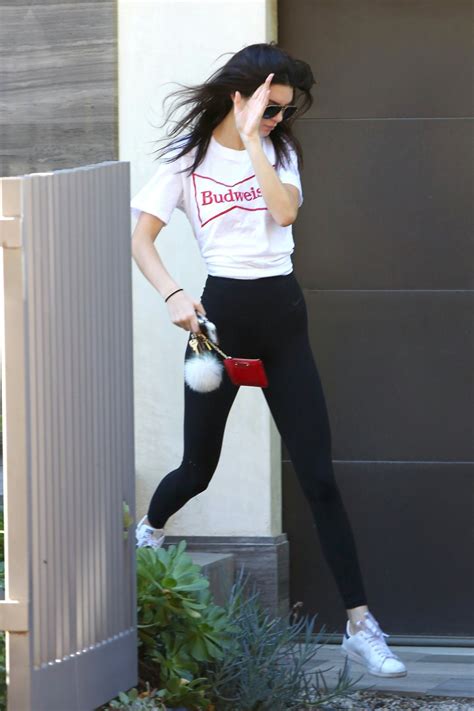 Kendall Jenner In Spandex Out And About In Beverly Hills Hot Celeb Pics