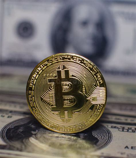 Bitcoin Vs Dollar Stock Photo Image Of Financial Internet 107828748
