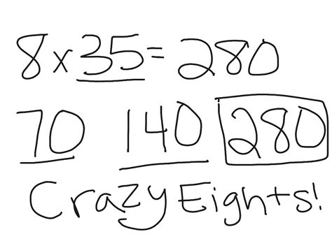 Crazy Eights Math Showme