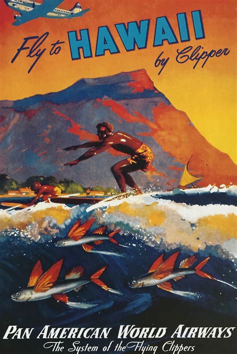 9 Vintage Hawaii Travel Posters That Will Make You Want To Pack Your