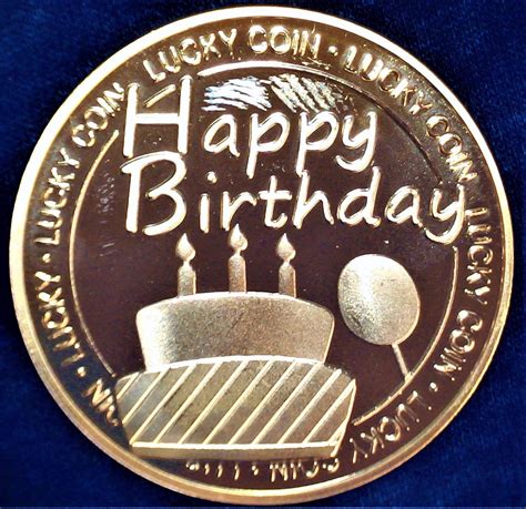 Happy Birthday Coin Etsy