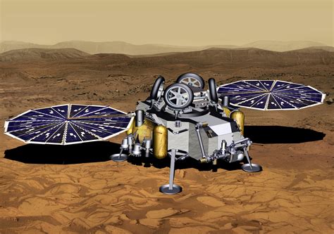 Mars Sample Return Lander With Solar Panels Deployed Artists Concept