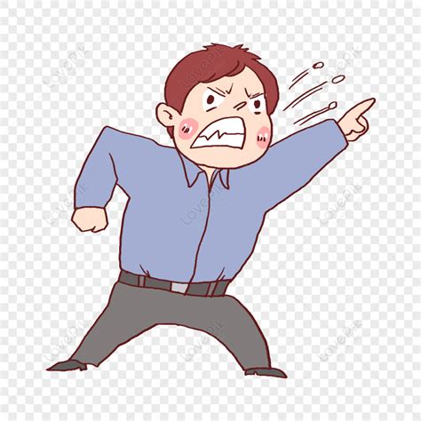 Angry Man Clip Art Library