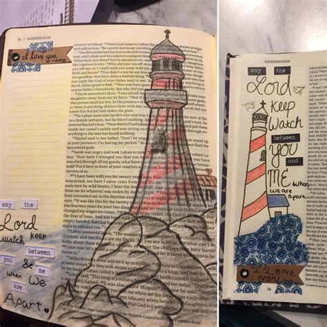 Clip art is a great way to help illustrate your diagrams and flowcharts. Simple colored pencil lighthouse drawing of Genesis 31:49 ...