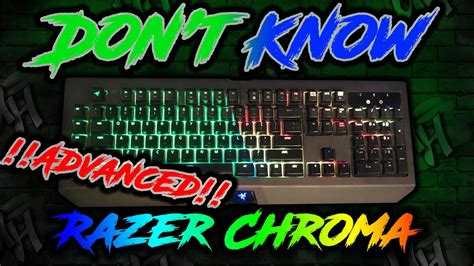 We did not find results for: 'Don't Know' keyboard lighting | Razer Synapse 3 | How To ...