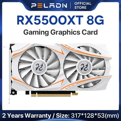 Peladn Graphics Card Amd Radeon Rx 5500 Xt 8gb Gddr6 Video Cards Gaming