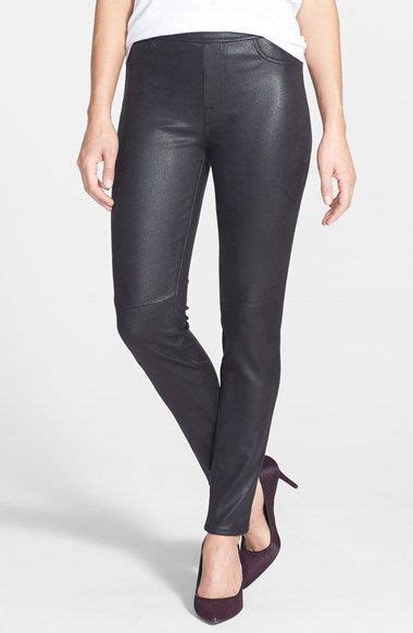 By For All Mankind Faux Leather Ponte Skinny Jeans Nordstrom