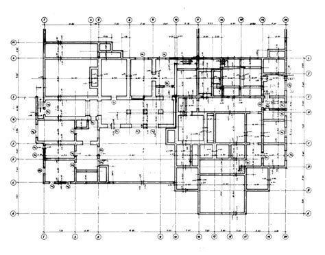 Vip House Working Drawing Basement Foundation Plan
