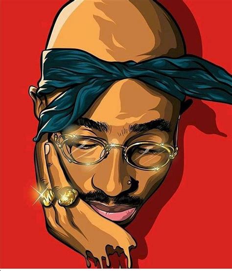 Cartoon Tupac Wallpapers Top Free Cartoon Tupac Backgrounds