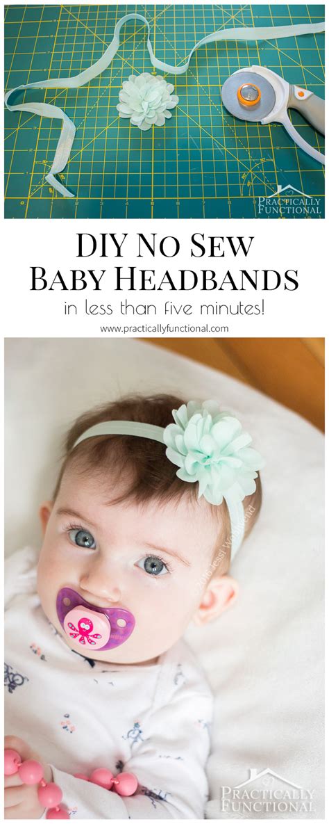 Diy No Sew Baby Flower Headbands
