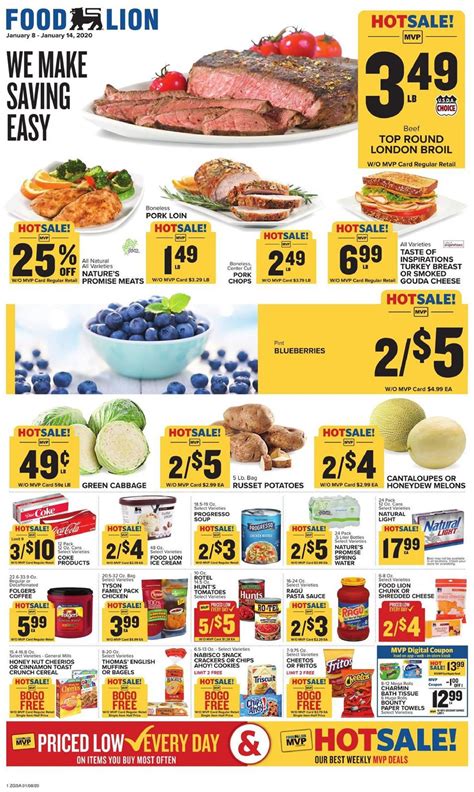 Food lion grocery store of wilson. Food Lion Weekly Ad Jan 8 - 14, 2020 - WeeklyAds2