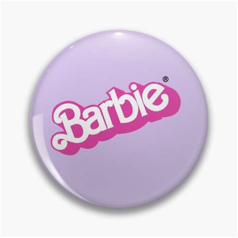 barbie classic logo pin for sale by cammocat redbubble