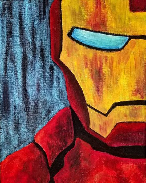 Makeup And Age In 2020 With Images Iron Man Painting Marvel