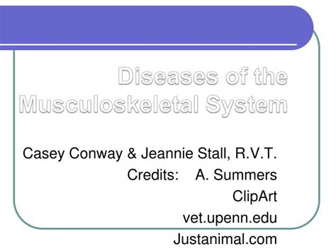 Ppt Diseases Of The Musculoskeletal System Powerpoint Presentation