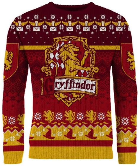 Buy The Gryffindor Christmas Jumper Free Delivery Merchoid