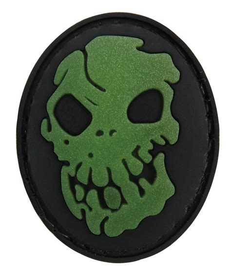 Pvc Badge Skull