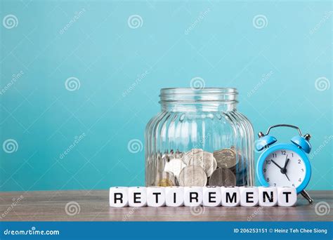 Saving Money for Retirement Plan Stock Image - Image of banking, income