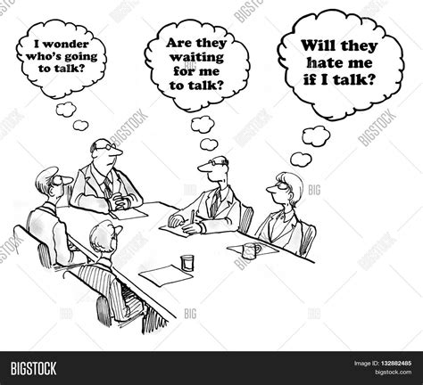 Business Cartoon About Hesitancy Image And Photo Bigstock