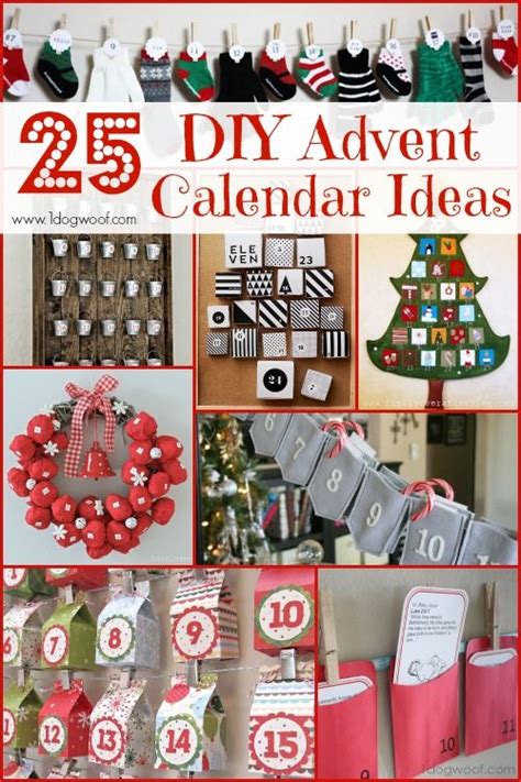 25 Diy Advent Calendar Ideas Roundup Christmas Advent Calendars