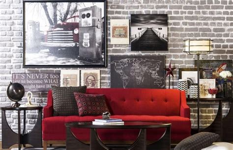 60 Zimmer Mit Roten Sofas Fotos And Inspirationen Neu Dekoration