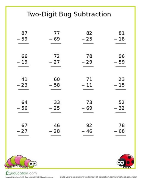Printable 2nd Grade Math Worksheet