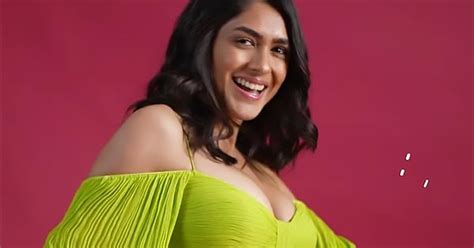 15 Hottest S Of Mrunal Thakur Flaunting Her Fine Curves And Ample Cleavage