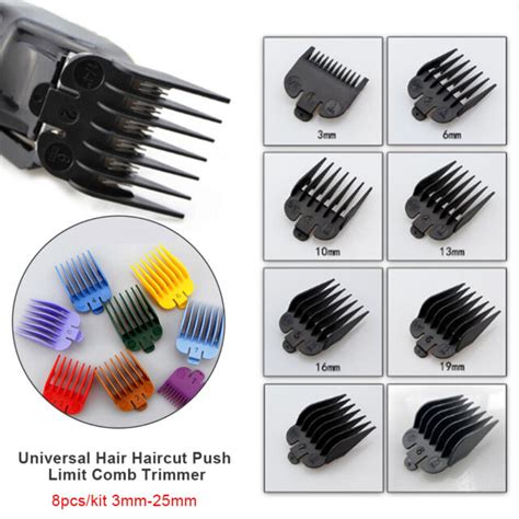 Universal Hair Clipper Limit Combs Guide Attachment Size Replacement 8