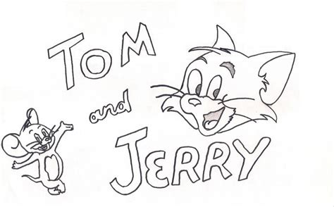 Tom And Jerry Animation Coloring Page For Kids