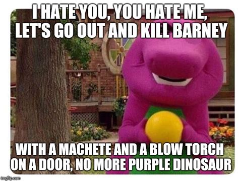 Evil Barney Imgflip