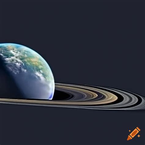 Terraformed Saturn