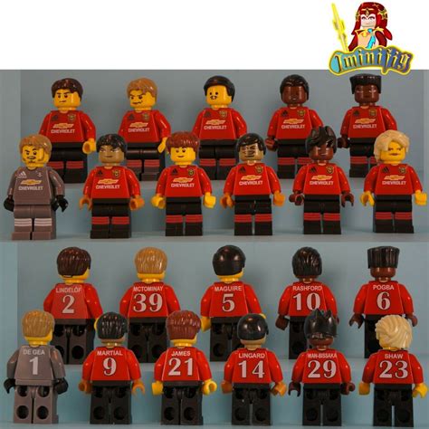 More images for lego football players » Custom LEGO Manchester United Football Team 11 Players ...