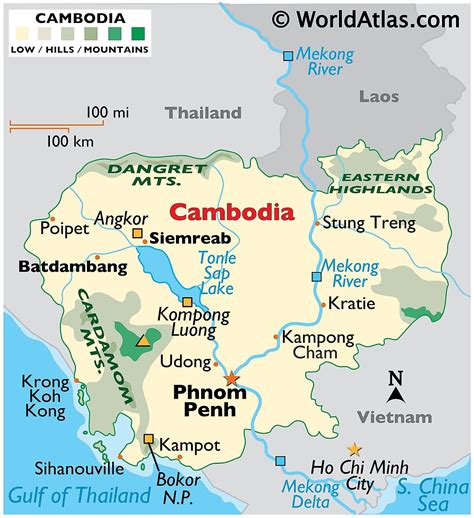 Cambodia Maps And Facts World Atlas
