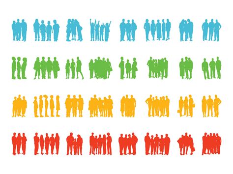 Groups Of People Vector Art And Graphics