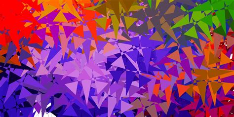 Dark Blue Red Vector Background With Triangles 13133632 Vector Art At