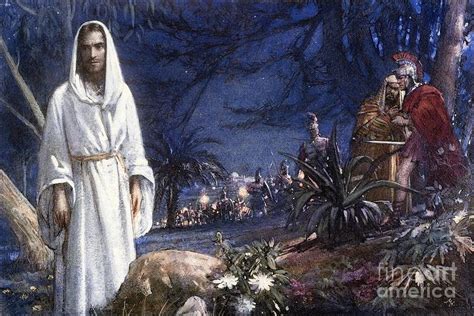 The Garden Of Gethsemane Painting By John Millar Watt Fine Art