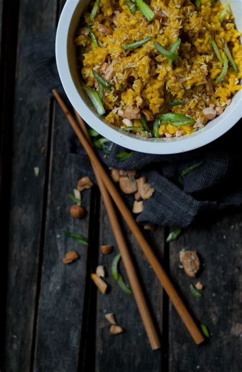 Coconut Turmeric Brown Rice Indian Food Recipes Vegetarian Recipes Food