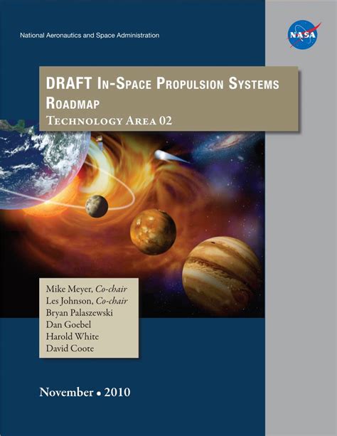 Nasa In Space Propulsion Systems Technology Area Roadmap Docslib