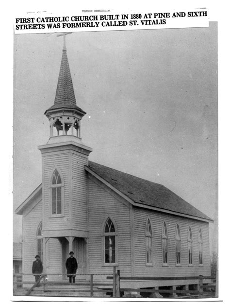 First Catholic Church Built In 1880 The Portal To Texas History