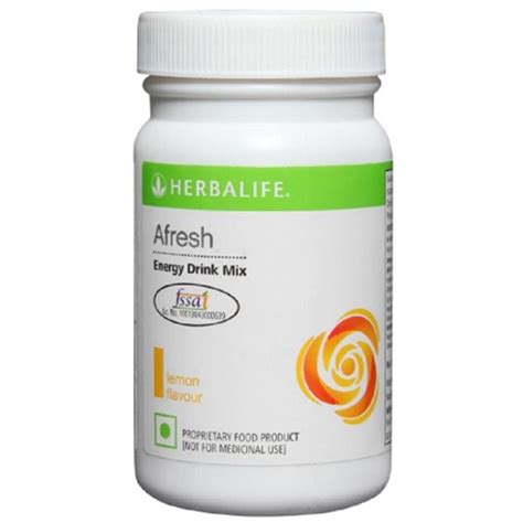 With only 25 mg of caffeine per serving, this refreshing tea is lower in caffeine than an 8 fl. HERBALIFE AFRESH ENERGY DRINK MIX Reviews, Price, Protein ...