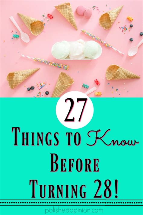 Ice Cream Cones And Spoons With The Words 27 Things To Know Before