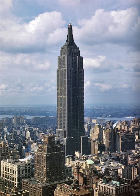 1950s empire state building towers photograph by vintage images fine art america