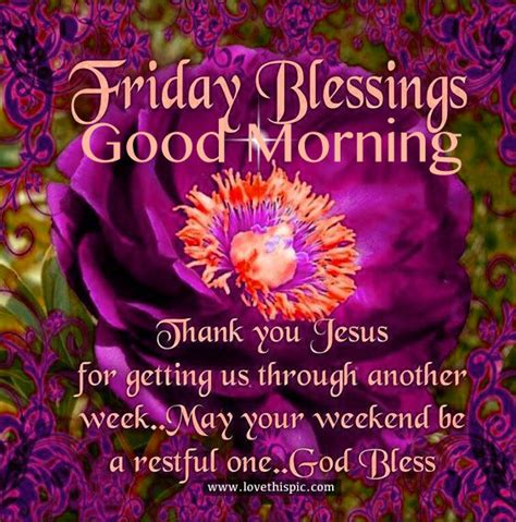 Friday Blessings Good Morning Pictures Photos And Images For