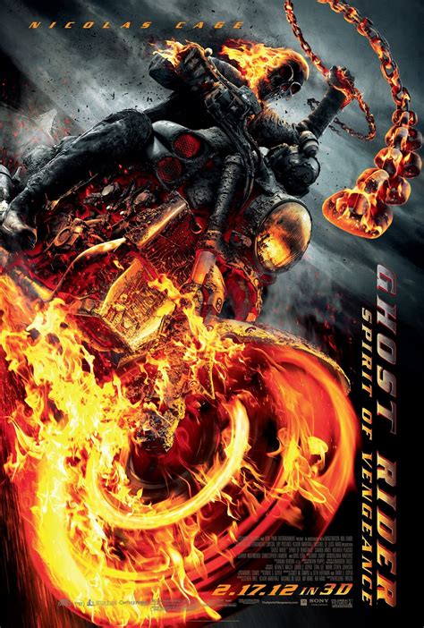 Ghost Rider 2 Spirit Of Vengeance Poster Teaser Trailer
