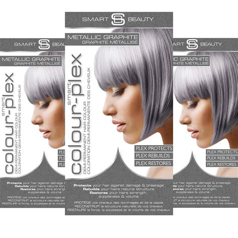 Buy Smart Beauty Metallic Grey Hair Dye Permanent Toner For Bleached